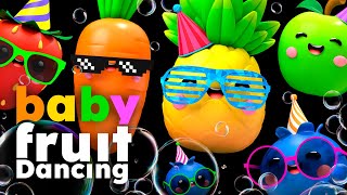 DANCING FRUIT in the BUBBLES PARTY 🍎🍊🍋‍🍏🍇 Sensory Video