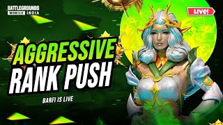 🔴LIVE - PLATINUM TO CONQUEROR RANK PUSH BEGINS | DAY 340 | BARFI IS LIVE | ASMR