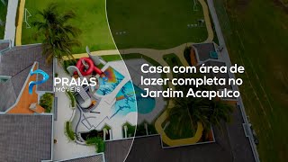 Casa com Toboágua e Campo de Futebol, Jardim Acapulco - Guarujá