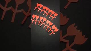 How to Cut a Paper Boarding Design | Beautiful Bulliten Board Design #papercraft #ytshort #diy