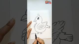 #birds #artalongkarera #shorts #drawing #viralshort #trending #art #viral#youtubeshorts #sketch #