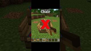 Chair #shorts #minecraft