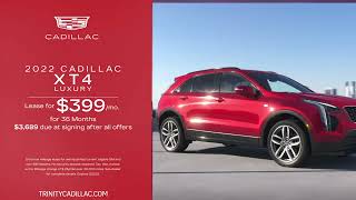 2022 Cadillac XT4 Luxury Lease for $399/mo. for 36 Months