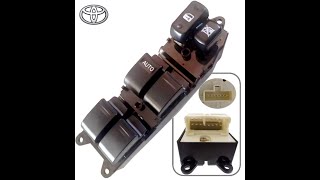 Interruptor Vidro Elétrico Toyota Corolla Hilux SW4 RAV 97 a 04 Quádruplo - CD7809