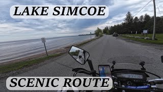 Lake Simcoe Scenic Route On A KLX300