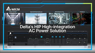 Delta presents its HIP High-integration AC Power Solution: Compact, Smart, and Sustainable.