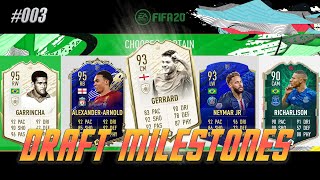 OUR BEST PACK PULL SO FAR!!! - FIFA20 - ULTIMATE TEAM DRAFT MILESTONES #003