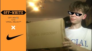 I GOT NEW NIKE OFF WHITES!