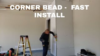 corner bead installation