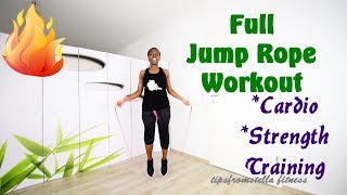 Full Jump Rope Workout: Total Body Cardio & Strength Training Routine