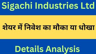 Sigachi Industries Share Latest News Sigachi share news today sigachi share target