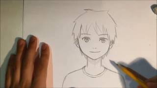 How To Draw Anime Male Face [Slow Narrated Tutorial] [No Timelapse]