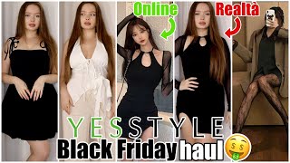 IL MIO SHOPPING SU YESSTYLE DEL BLACK FRIDAY/CYBER MONDAY 🛍🤑 TRY ON HAUL