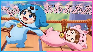 ちろぴのが動物になったらどっちが強い？🐶🐱【 パーティアニマルズ / PartyAnimals 】