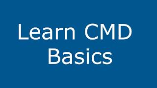 Learn DOS basics | how to open cmd