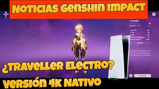 Noticias genshin impact estará disponible en 4k en la ps5 | Tendremos viajero con poder electro.