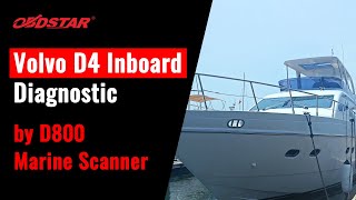 OBDSTAR D800 Volvo D4 Inboard Engine Diagnostic Functions Demo - Cardiagtool