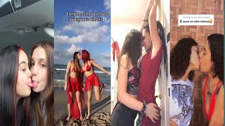 tiktok lesbian couple kiss