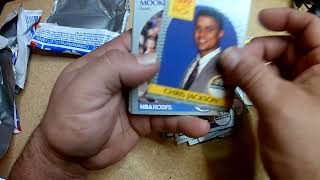 34 Years LATER Opening 3 1990 NBA HOOPS Basketball Cards