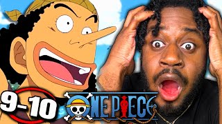 Usopp's First Appearance! Reacting To One Piece Episodes 9-10 | Haitian Senpai