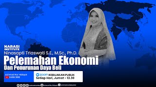 Ninasapti Triaswati S.E., M.Sc., Ph.D. : Pelemahan Ekonomi dan Penurunan Daya Beli