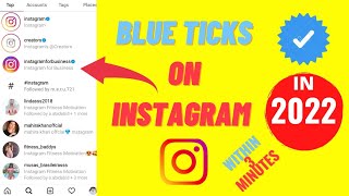 How to Get a Blue Tick on Instagram (2022) || Within 3 Minutes Verified Instagram Account 💯%✓