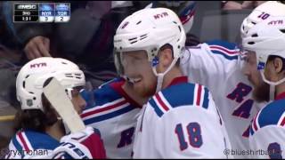 Rangers at Maple Leafs - 2/18/16 - Derek Stepan goal