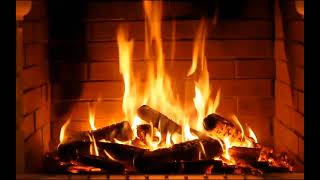 Костер горит 1 час / Fireplace 4k 1 hour