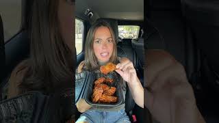 Popeyes wings are underrated #popeyes #mukbang #foodreview #fastfood #eatingshow #foodie