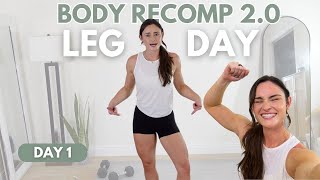 Full Dumbbell Only Quad Workout for Women || Body Recomp 2.0