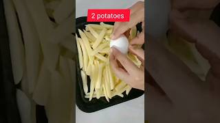 Quick Fries Recipe💯 #shorts #fries #foodie #potato #fingerchips #frenchfries #ytshorts #viral #food