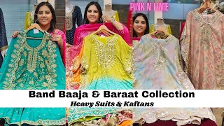 Band Baaja & Baraat Collection-Heavy Suits & Kaftans | Pink n Lime ||