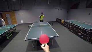 НАСТОЛЬНЫЙ ТЕННИС ОТ ПЕРВОГО ЛИЦА | ИГРАЮ ПРОТИВ КМС | PING PONG FIRST PERSON | TABLE TENNIS |