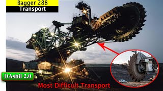 Bagger 288 Mining Machine Transport || Credit: ZemTV|| DAshil 2.0