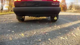 92' Golf Muffler Delete: Spitting Flames!!!