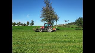 Gras mähen mit Case, Steyr und Kuhn Technik | Cabview | GoPro | Maschinen im Einsatz