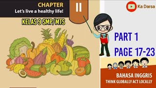 Bahasa Inggris kelas 9|Chapter 2. let's live a healthy life!|Page 17-23|part 1