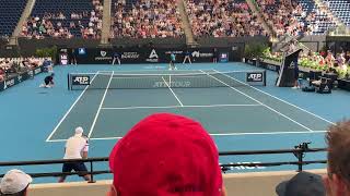 Popyrin MATCH POINT v Auger-Aliassime ADELAIDE 2.1.23