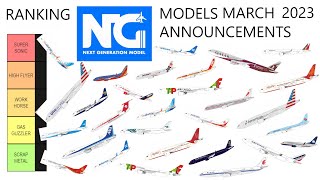 Ranking NG Models March 2023 Announcements - Another 31 Model Releases!