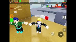 Me And YesCoolRo dancing in obby creator