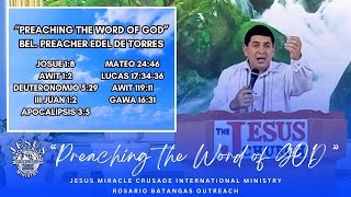 "PREACHING THE WORD OF GOD" | JMCIM ROSARIO BATANGAS | SEPTEMBER 29, 2024