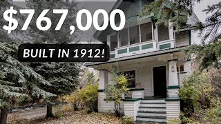 Tour This UNIQUE Vintage Calgary Home In Elbow Park