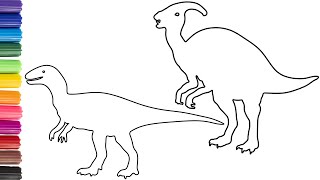 HOW TO DRAW DINOSAURS #drawing