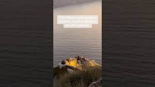 Romantic Dinner in Santorini , Greece ( Indians with Bhangra music / Wedding )