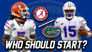 Who Should The Florida Gators Starts At QB vs Alabama? | Emory Jones vs Anthony Richardson