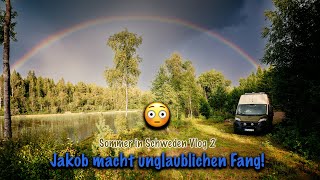 Stellplatz wird zum Fluss - Vanlife in Schweden!