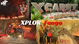 Nighttime Heats Up in the Jungles of Cancun | Xplor Fuego Park Ziplines, Cenotes, Wildlife Vaca