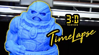 3D Printer Timelapse - Marvel's Juggernaut 4K (Qidi Tech X-Max)