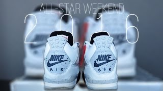 Air Jordan 4 "White/Cement" With Nike Air Releasing At 2016 All-Star Weekend!!!