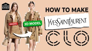 Learn How I Made This Louis Vuitton Outfit In 2 Hours On Clo3D! (Beginners Tutorial)